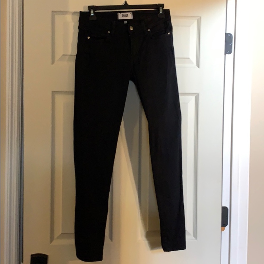 Paige Jeans Peg skinny Black size 27